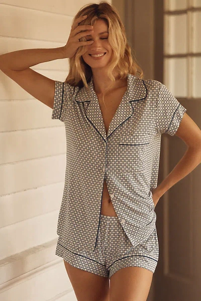 Eberjey Gisele Shortie Short Pajama Set In Multi