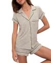 Eberjey Gisele Shortie Short Set In Ella Spark/moss