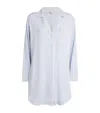 Eberjey Gisele Sleepshirt Ice Blue/ivory In Blue