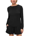 Eberjey Gisele Stretch Modal Pajama Top In Black