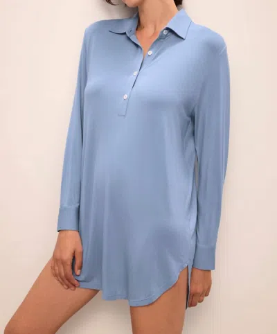Eberjey Gisele Sleepshirt In Wedgewood Blue