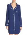 Eberjey Gisele Long Pajama Set In Navy/ivory