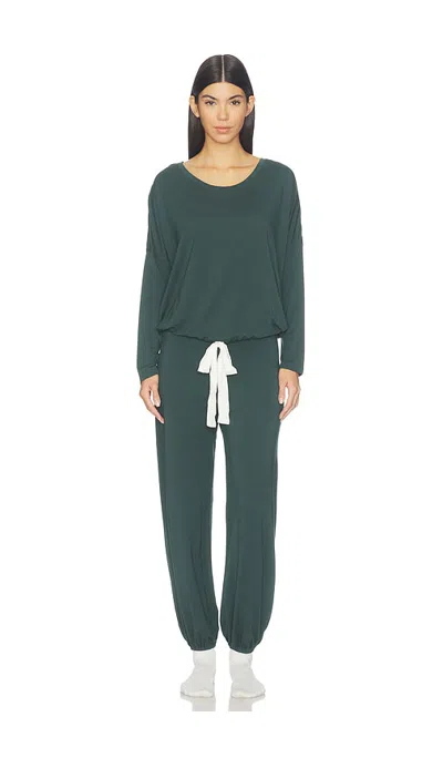 Eberjey Gisele Slouchy Pajama Set In Green