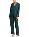 Eberjey Gisele Tencel Modal Long Pj Set In Green