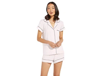 Eberjey Gisele Tenceltm Modal Shortie Short Pj Set In Pink