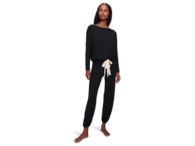 Eberjey Gisele Tenceltm Modal Slouchy Pj Set In Black