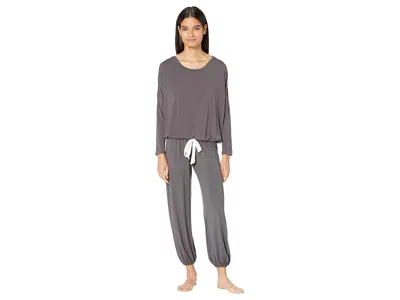 Eberjey Gisele Tenceltm Modal Slouchy Pj Set In Gray