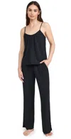 Eberjey Womens Gisele Relaxed Modal-jersey Pyjama Set Black In Black