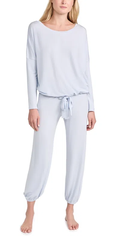 Eberjey Gisele The Slouchy Set Ice Blue/ice Blue