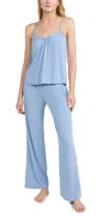 Eberjey Gisele The Tencel Modal Cami And Pants Pj Set Wedgewood Blue In Faded Denim