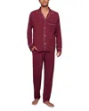 Eberjey William Pajama Set In Burgundy