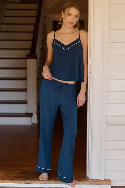 Eberjey Giselle Cami & Pants Set In Blue
