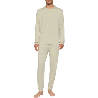 Eberjey Henry Jersey Pajamas In Gray