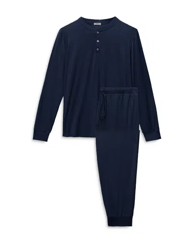 Eberjey Henry Pajama Set In Blue