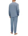 Eberjey Henry Pajama Set In Faded Denim