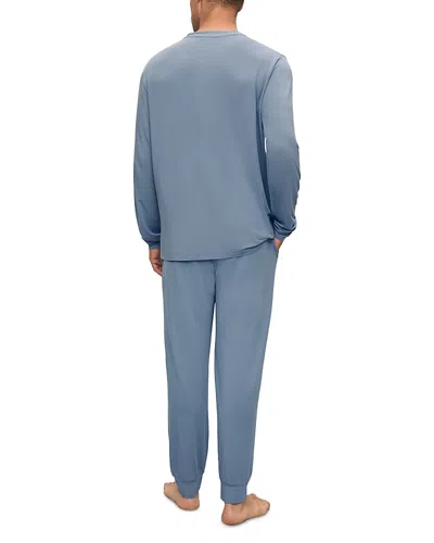Eberjey Henry Pajama Set In Faded Denim