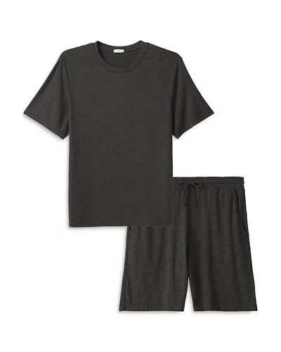 Eberjey Henry Short Pajama Set In Gray