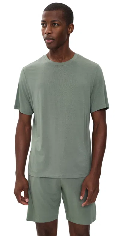 Eberjey Henry Short Pajamas Set Desert Sage