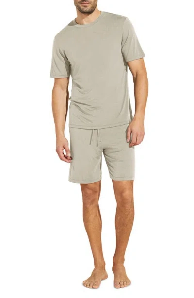 Eberjey Henry Stretch Tencel® Modal Short Pajamas In Gray