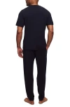 Eberjey Henry Stretch Tencel® Modal Short Sleeve Pajamas In Black