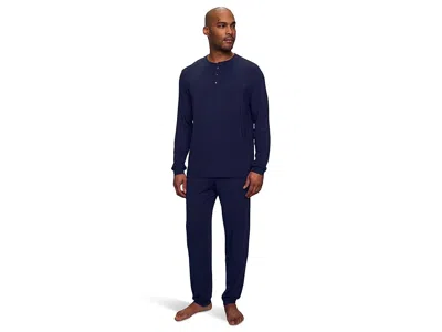 Eberjey Henry - The Long Pj Set In Blue