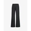 Eberjey Womens Black High-rise Linen Trousers In Black