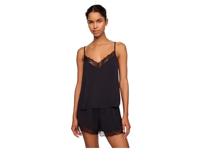 Eberjey Kari Tenceltm Modal Cami Short Pj Set In Black