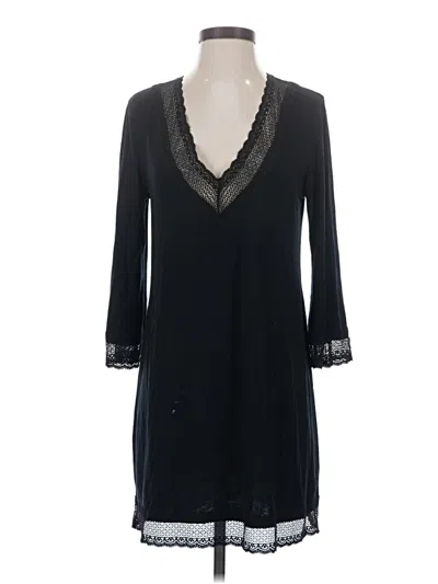 Pre-owned Eberjey Kimono In Black