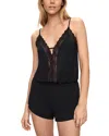 Eberjey Lara Romper In Black