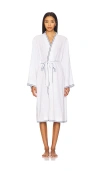 Eberjey Linen Blend Long Sleeve Robe