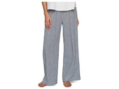 Eberjey Linen Blend Relaxed Pants In Gray