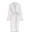 Eberjey Linen-blend Robe In White