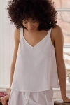 Eberjey Linen-blend Pants In White