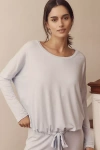 Eberjey Long-sleeve Slouchy Pj Set In Blue