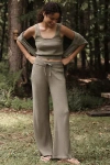 Eberjey Lounge Sweater Pants In Green