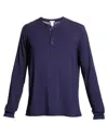 Eberjey Men's Henry Long-sleeve Pajama Set In Purple
