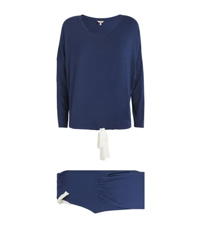 Eberjey Modal Gisele Pyjama Set In Navy