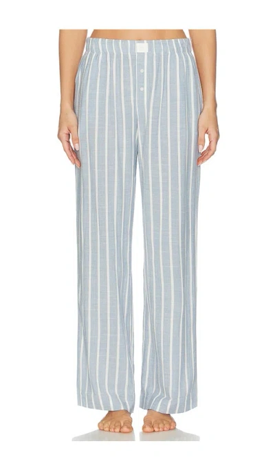 Eberjey Nautico Boxer Pant In Blue