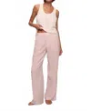 Eberjey Nautico Boxer Pant In Mauve In Multi