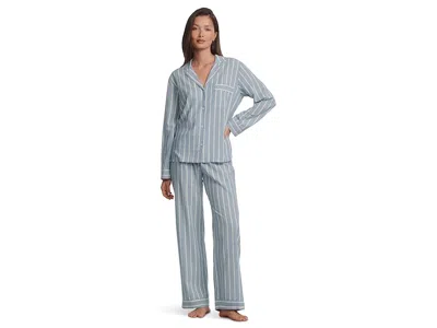 Eberjey Nautico Long Pj Set In Gray