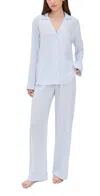 Eberjey Nautico Long Pj Set In Blue