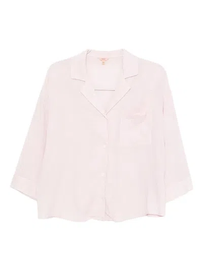 Eberjey Nautico Pajama Set In Pink