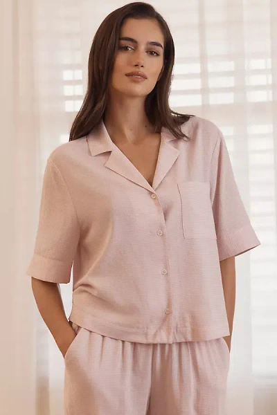 Eberjey Nautico Relaxed Pj Set In Purple