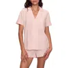 Eberjey Nautico Stripe Short Sleeve Shirt & Shorts Pajamas