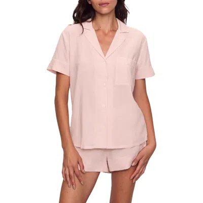EBERJEY EBERJEY NAUTICO STRIPE SHORT SLEEVE SHIRT & SHORTS PAJAMAS