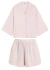 Eberjey Nautico Striped Jersey Pyjama Set