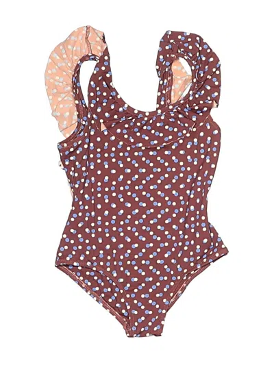 Pre-owned Eberjey Kids' One Piece Swimsuit In Brown