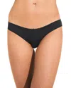 Eberjey Pima Stretch Cotton Bikini In Black