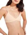 Eberjey Pima Stretch Cotton Bralette In Buff