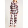 Eberjey Plaid Flannel Pyjama Set In Multi
